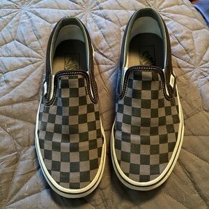 Checkerboard Vans- great condition!  Women size 7.5